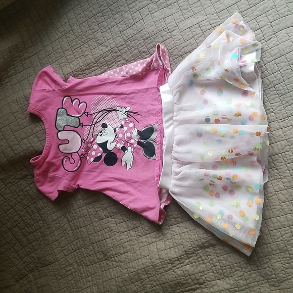 Disney Other - Set of Disney girls clothes size 3T/NP3